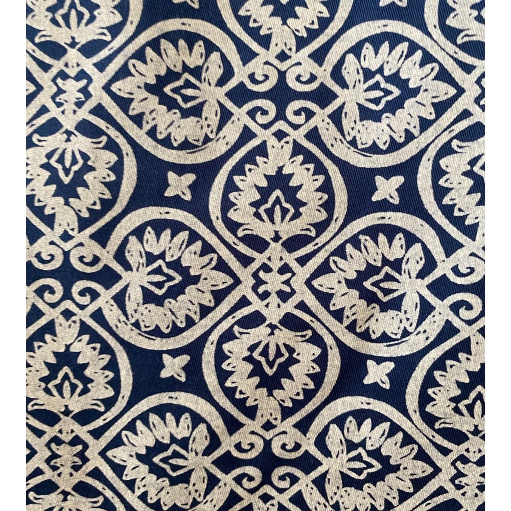 Vineyard Vines Tile Indigo Strapless Dress - 0 - Picture 5 of 9